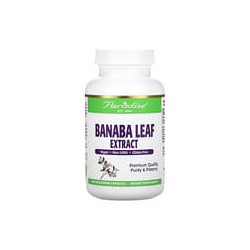 Paradise Herbs, Extracto de hoja de banaba, 180 cápsulas vegetales