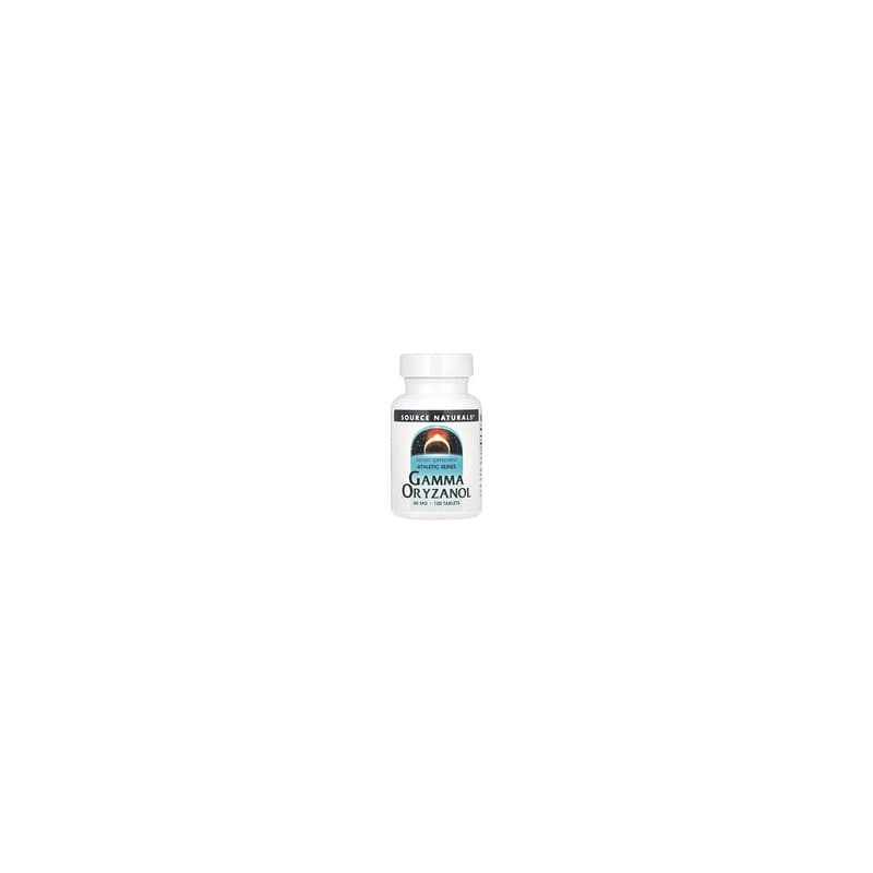 Source Naturals, Serie atlética, Gamma-orizanol, 60 mg, 100 comprimidos