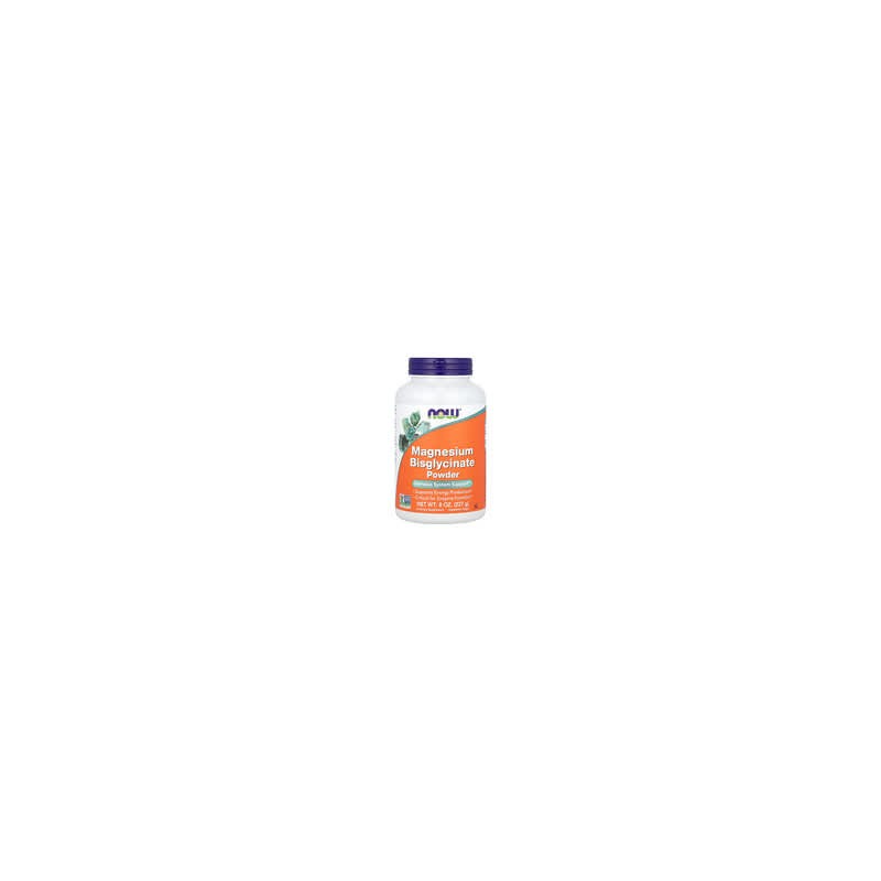 NOW Foods, Bisglicinato de magnesio en polvo, 227 g (8 oz)