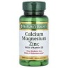 Nature's Bounty, Calcio, magnesio y zinc con vitamina D3, 100 comprimidos oblongos recubiertos