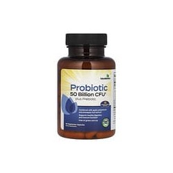 Futurebiotics, Suplemento probiótico y prebiótico, 50.000 millones de UFC, 60 cápsulas vegetales (25.000 millones de UFC por cáp