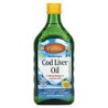Carlson, Aceite de hígado de bacalao noruego silvestre, Sabor natural a limón, 500 ml (16,9 oz. líq.)