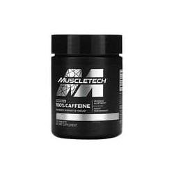 MuscleTech, Línea esencial, Cafeína al 100 % platino, 220 mg, 125 comprimidos
