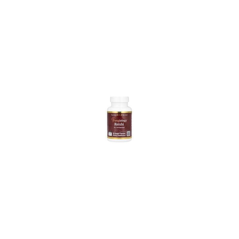California Gold Nutrition, Reishi (Ganoderma lucidum), Espectro completo, Producto orgánico certificado, 90 cápsulas vegetales