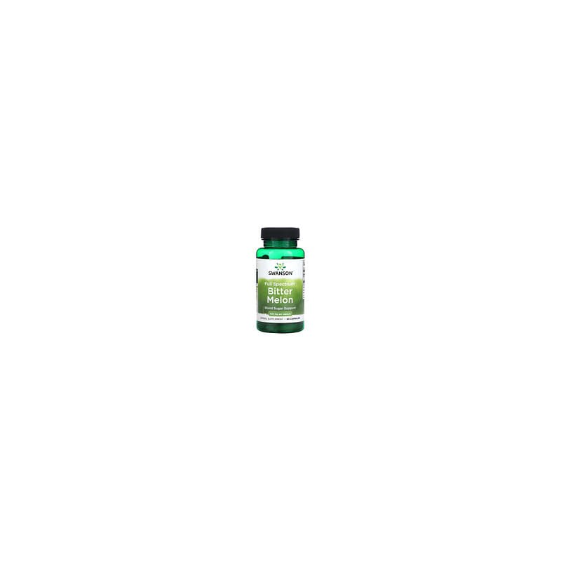 Swanson, Melón amargo de espectro completo, 500 mg, 60 cápsulas