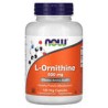 NOW Foods, L-ornitina, 500 mg, 120 cápsulas vegetales