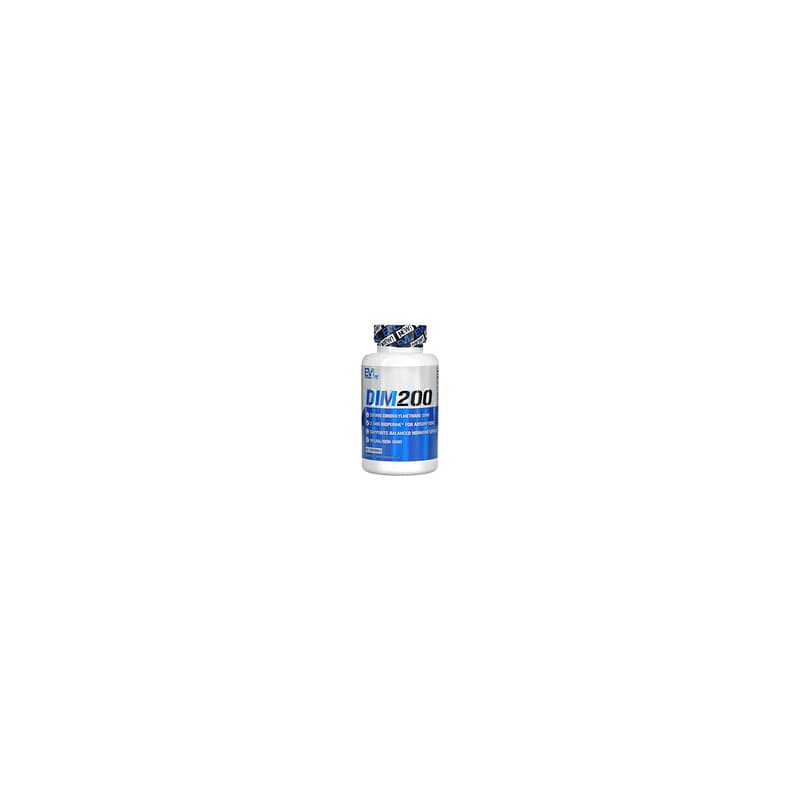 EVLution Nutrition, DIM 200, 200 mg, 60 cápsulas vegetales