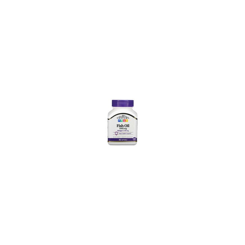 21st Century, Aceite de pescado, 1000 mg, 60 softgels