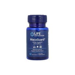Life Extension, MacuGuard, Refuerzo ocular con azafrán, 60 cápsulas blandas