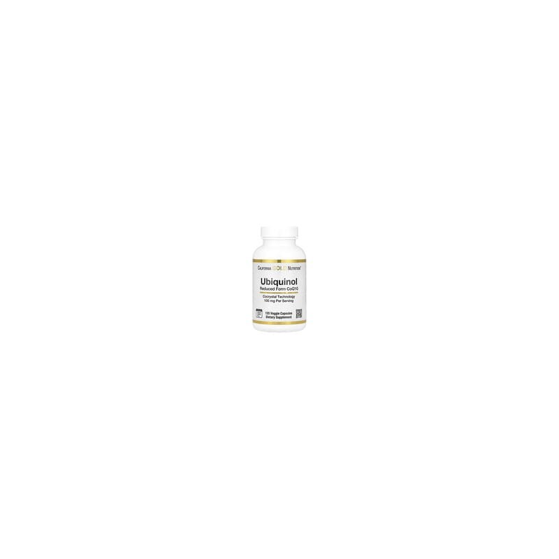California Gold Nutrition, Ubiquinol, CoQ10 en forma reducida, 120 cápsulas vegetales
