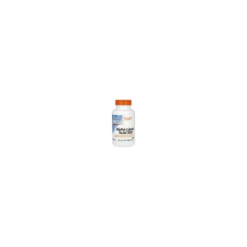 Doctor's Best, Ácido alfa-lipoico, 300 mg, 180 cápsulas vegetales