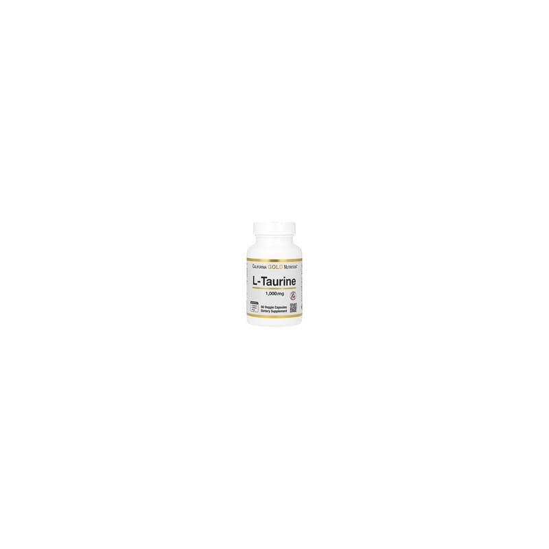 California Gold Nutrition, L-taurina, AjiPure, 1000 mg, 60 cápsulas vegetales