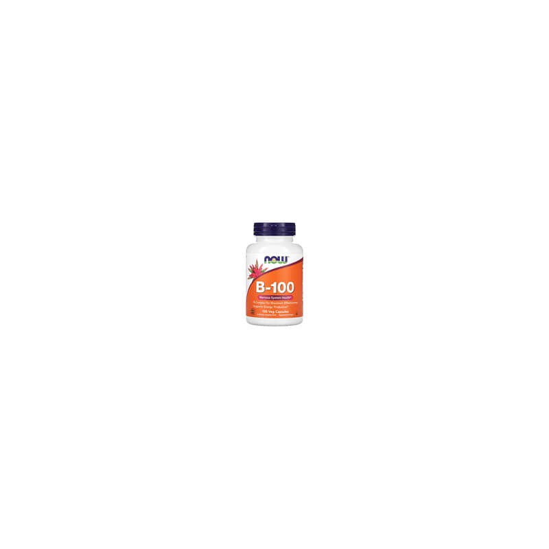 NOW Foods, B-100, 100 cápsulas vegetales