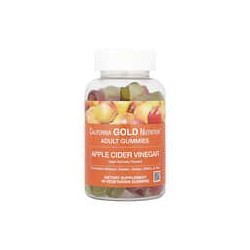 California Gold Nutrition, Gomitas con vinagre de sidra de manzana, Sabor natural a manzana, 90 gomitas vegetales