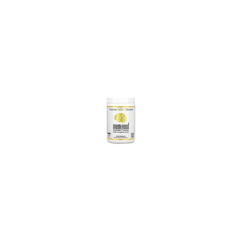 California Gold Nutrition, MEM Food, Refuerzo para la memoria y la cognición, 510 g (1,12 lb)