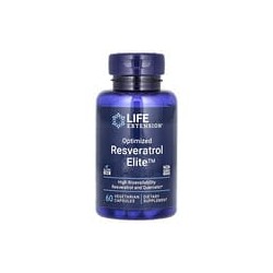 Life Extension, Resveratrol optimizado Elite, 60 cápsulas vegetales