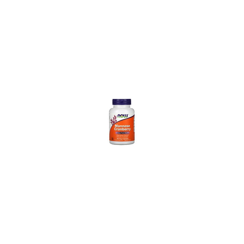NOW Foods, Arándanos Mannose, 90 cápsulas vegetales