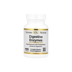 California Gold Nutrition, Enzimas digestivas, De amplio espectro, 90 cápsulas vegetales