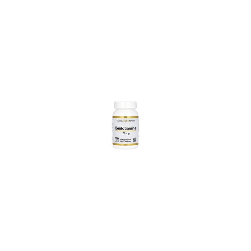 California Gold Nutrition, Benfotiamina, 150 mg, 90 cápsulas vegetales