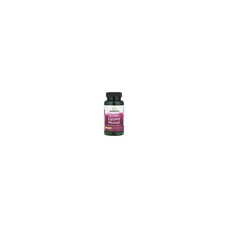 Swanson, Mejillón de labios verdes, 500 mg, 60 cápsulas