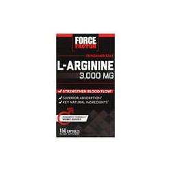 Force Factor, L-arginina, 3000 mg, 150 cápsulas (600 mg por cápsula)
