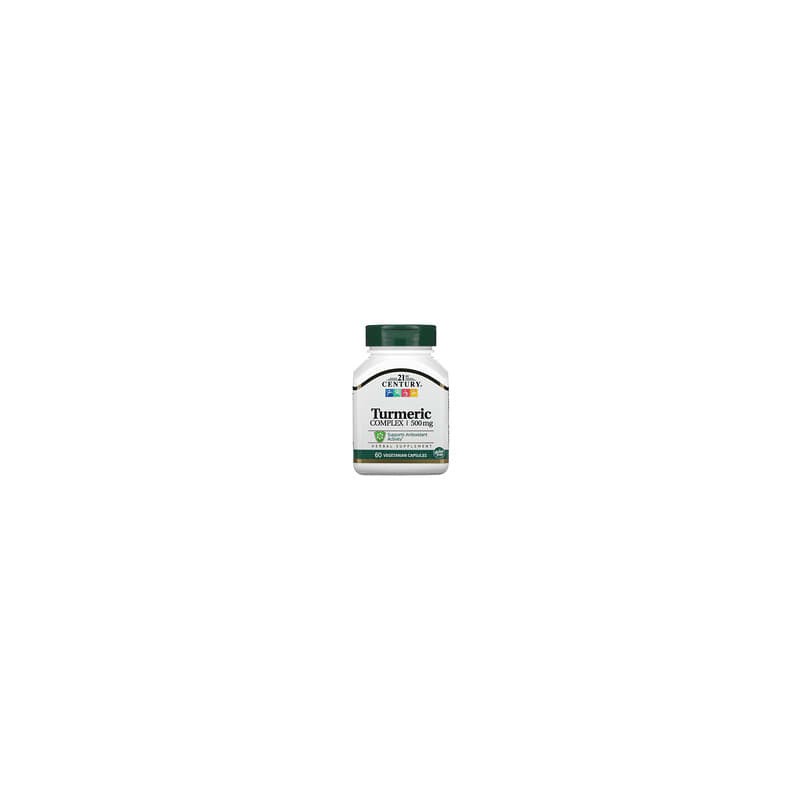 21st Century, Complejo de cúrcuma, 500 mg, 60 cápsulas vegetarianas