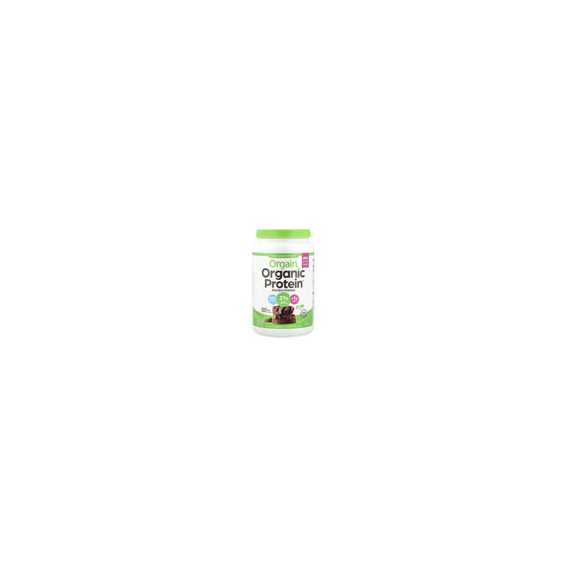 Orgain, Proteína orgánica en polvo, A base de plantas, Dulce de chocolate cremoso, 920 g (2,03 lb)