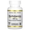 California Gold Nutrition, Benfotiamina, 300 mg, 90 cápsulas vegetales