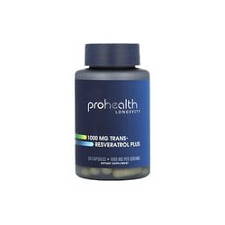 ProHealth Longevity, Trans-resveratrol plus, 1000 mg, 60 cápsulas (500 mg por cápsula)