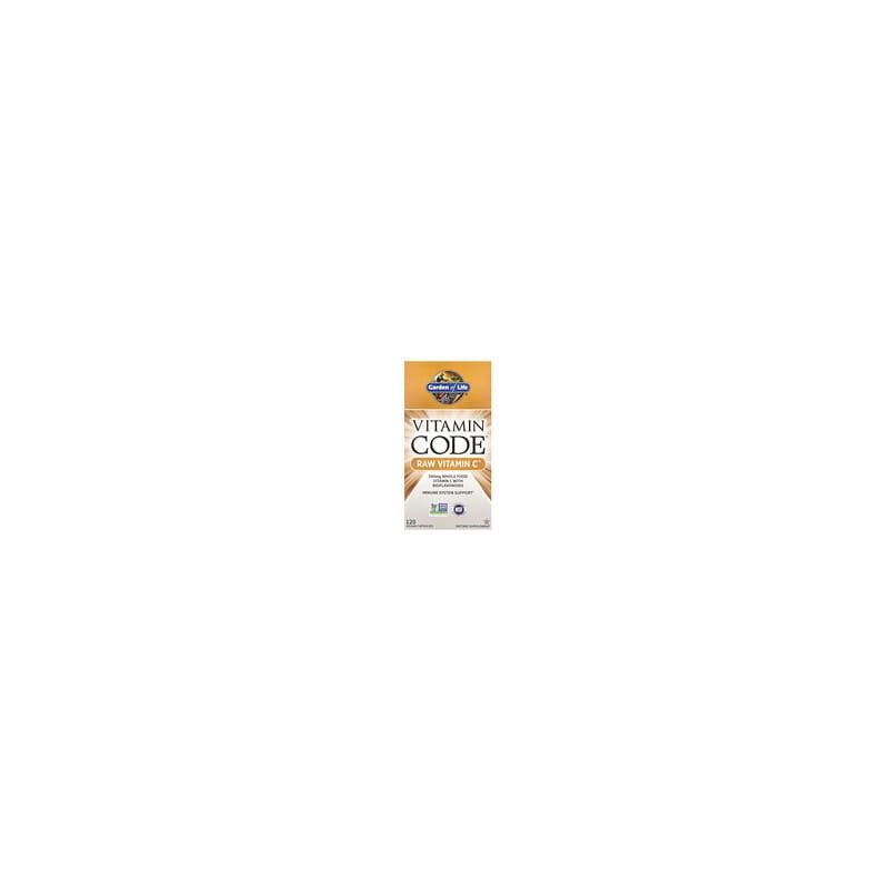 Garden of Life, Vitamin Code, RAW Vitamin C, 250 mg, 120 cápsulas veganas