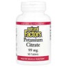 Natural Factors, Citrato de potasio, 99 mg, 90 comprimidos