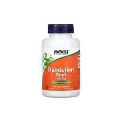 NOW Foods, Raíz de diente de león, 500 mg, 100 cápsulas vegetales