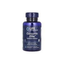Life Extension, Curcumin Elite, Extracto de cúrcuma, 60 cápsulas vegetales