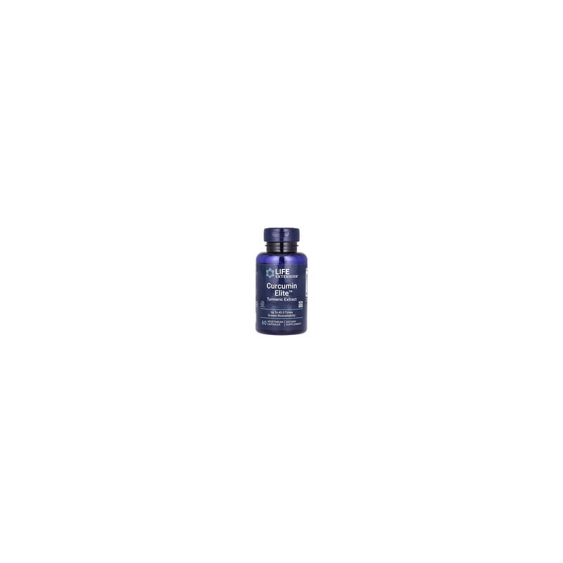 Life Extension, Curcumin Elite, Extracto de cúrcuma, 60 cápsulas vegetales