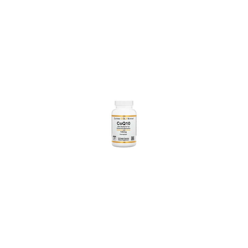 California Gold Nutrition, CoQ10 con BioPerine, 100 mg, 150 cápsulas vegetales