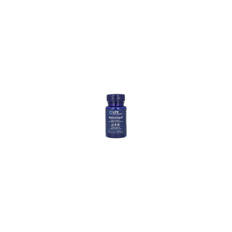 Life Extension, MacuGuard, Refuerzo ocular con azafrán y astaxantina, 60 cápsulas blandas