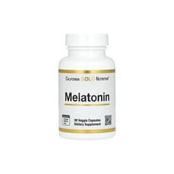 California Gold Nutrition, Melatonina, 3 mg, 90 cápsulas vegetales