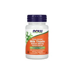 NOW Foods, Cardo mariano, Doble concentración, 300 mg, 50 cápsulas vegetales