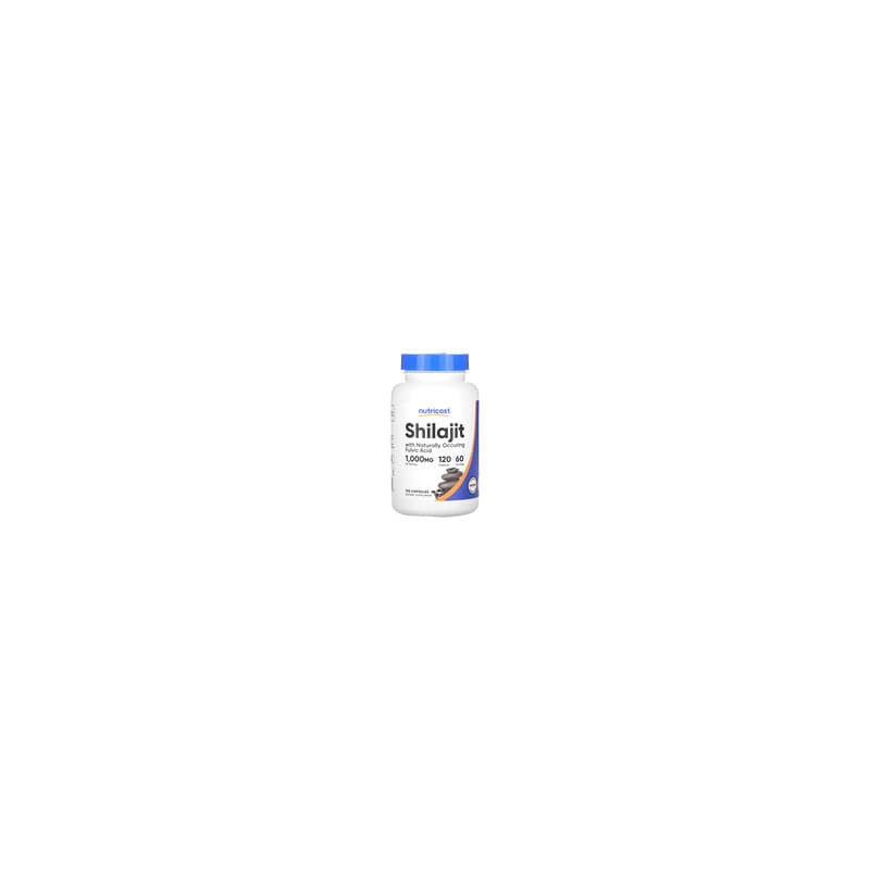 Nutricost, Shilajit, 1000 mg, 120 cápsulas (500 mg por cápsula)