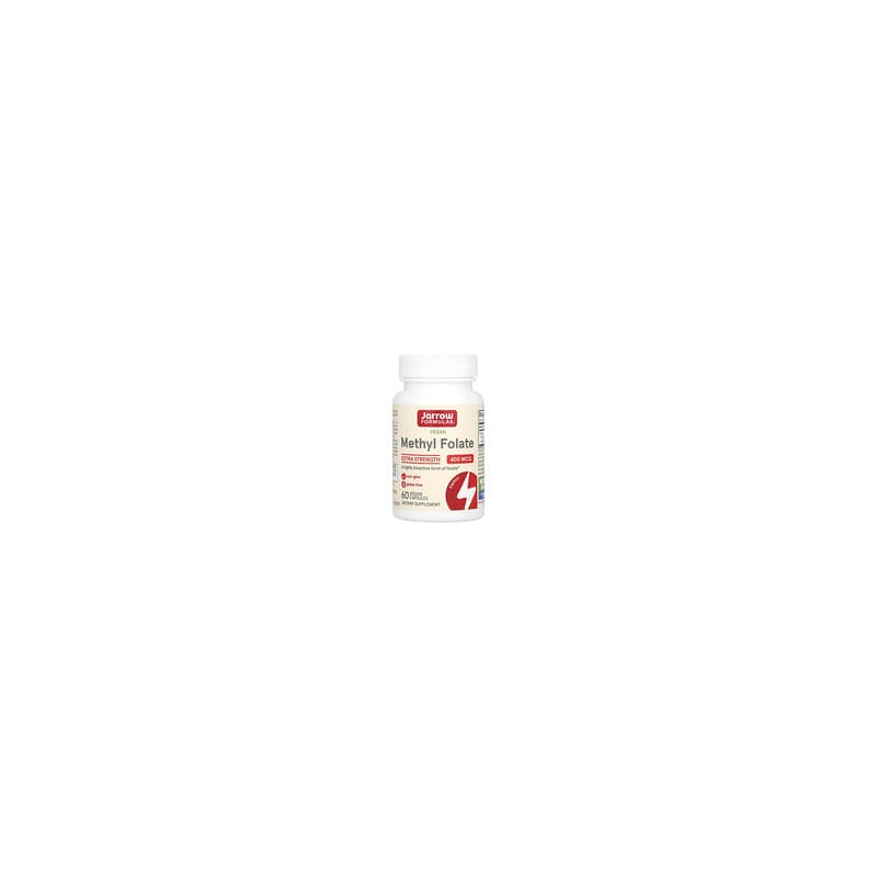 Jarrow Formulas, Metilfolato vegano, Concentración extra, 400 mcg, 60 cápsulas vegetales