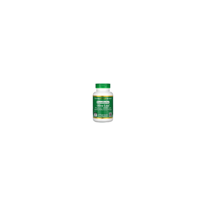 California Gold Nutrition, EuroHerbs, Extracto de hoja de olivo, Calidad Euromed, 500 mg, 180 cápsulas vegetales