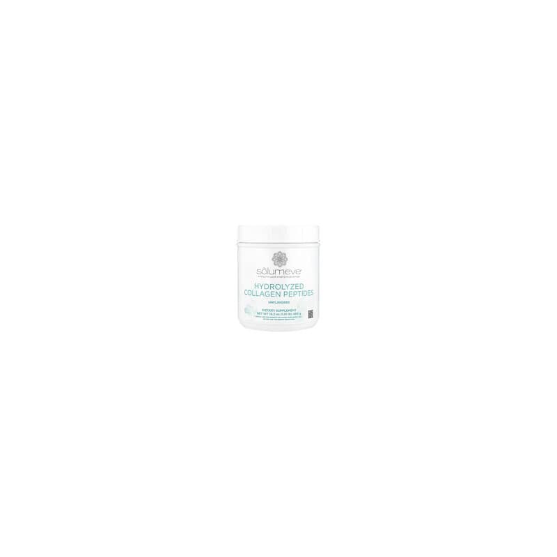 Solumeve, Belleza radiante, Péptidos de colágeno hidrolizado, Polvo sin sabor, 460 g (16 oz/1 lb)