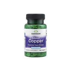 Swanson, Cobre Albion®, 2 mg, 300 comprimidos