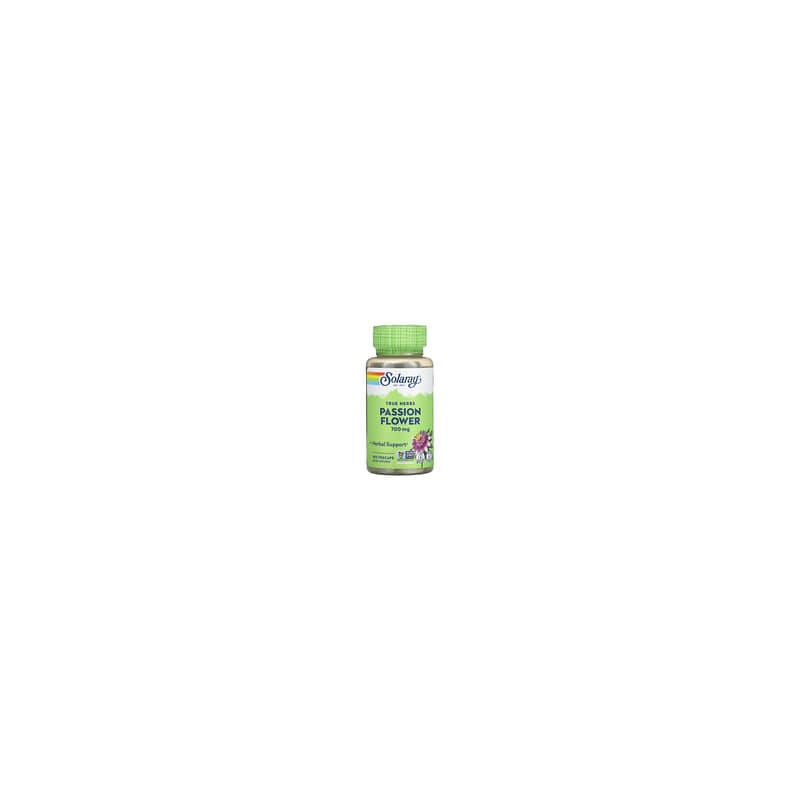 Solaray, True Herbs, Flor de la pasión, 700 mg, 100 cápsulas vegetales (350 mg por cápsula)