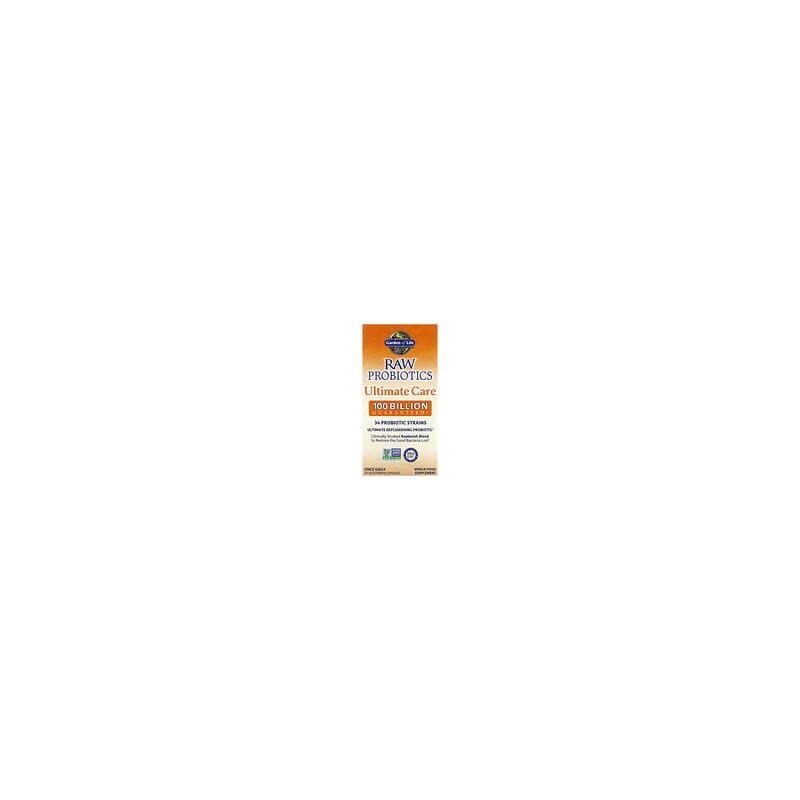 Garden of Life, RAW Probiotics, Cuidado superior, 30 cápsulas vegetales