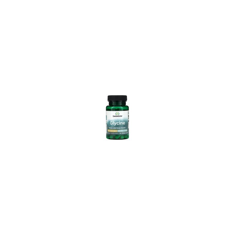 Swanson, Glicina, 500 mg, 60 cápsulas vegetales