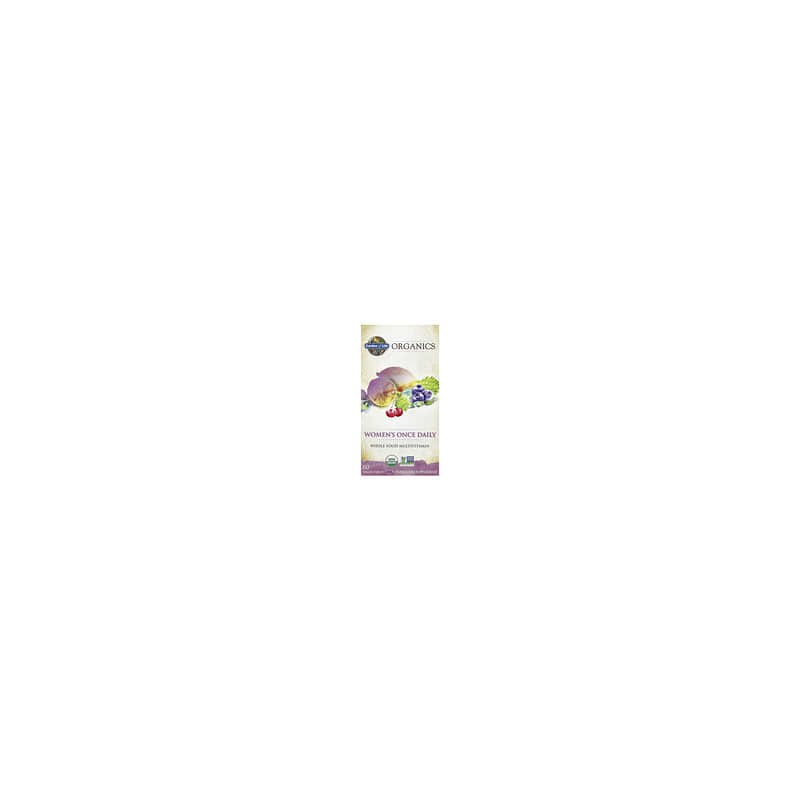 Garden of Life, Organics, Suplemento de una ingesta diaria para mujeres, 60 comprimidos veganos