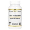 California Gold Nutrition, Picolinato de zinc, 50 mg, 120 cápsulas vegetales