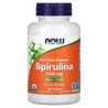 NOW Foods, Espirulina orgánica certificada, Doble concentración, 1000 mg, 120 comprimidos
