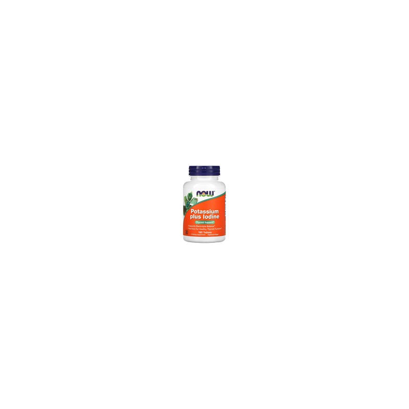 NOW Foods, Potasio más yodo, 180 comprimidos